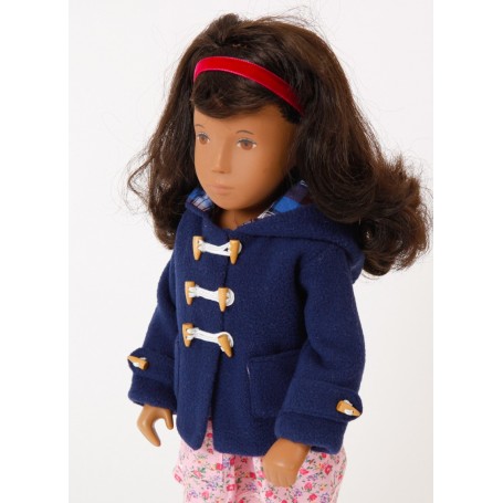 Navy Blue Duffle Coat for Sasha Dolls