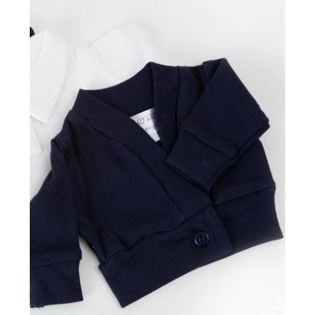 Sasha Navy School Cardigan
