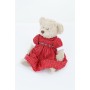 Red Hand Smocked Dress